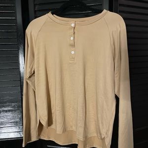 NWT Tan Longsleeve Top